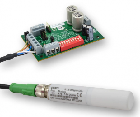 EE870 Модуль концентрации СО2 для ответственных ОЕМ применений с протоколом Modbus