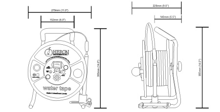 Электроконтактный уровнемер воды Water Tape с фиксированным зондом Серия 1900