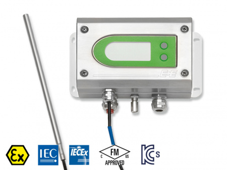 Высокоточный взрывобезопасный датчик температуры EE300EX-xT стандарта  ATEX