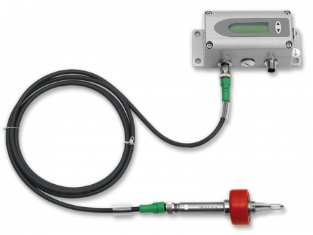 Встраиваемый расходомер EE771 для сжатого воздуха, азота, кислорода, С02, для трубопроводов диаметром от DN15  до DN80