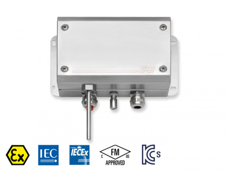 Высокоточный взрывобезопасный датчик температуры EE300EX-xT стандарта  ATEX