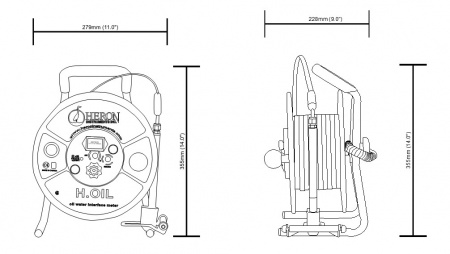 Электроконтактный уровнемер границы раздела фаз нефть/вода Heron H.OIL