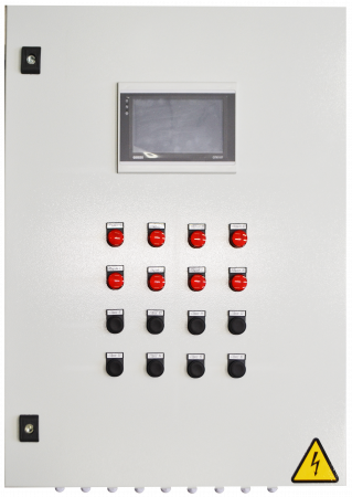 Система индикации расхода на базе сенсорного панельного контроллера МП-15