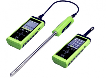 Omniport 30 портативный прибор для измерения влажности, температуры, точки росы, СО2